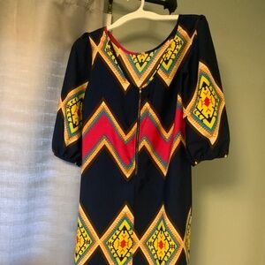 Live 4 Truth Asymmetrical Multi-Color Dress-Size-Medium